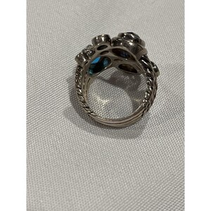 Brighton Constella Cluster Ring Silver Tone Blue Stones Celestial Inspired 8.5 image 9