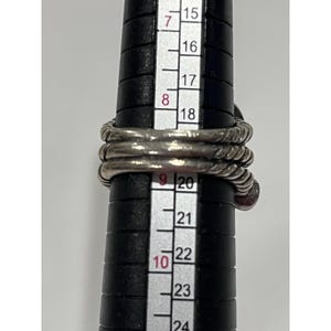 Brighton Constella Cluster Ring Silver Tone Blue Stones Celestial Inspired 8.5 image 12