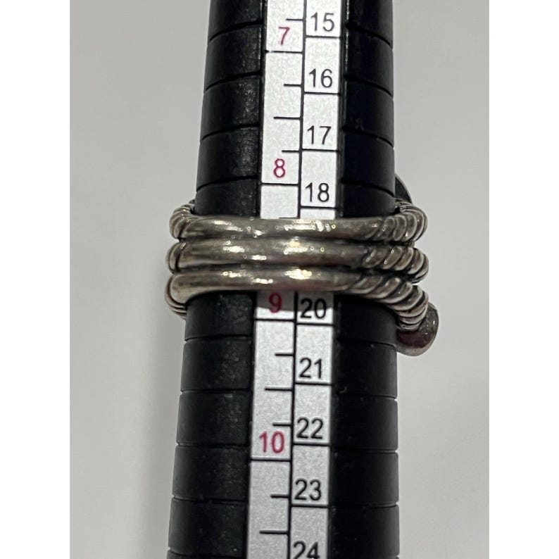 Brighton Constella Cluster Ring Silver Tone Blue Stones Celestial Inspired 8.5 image 12