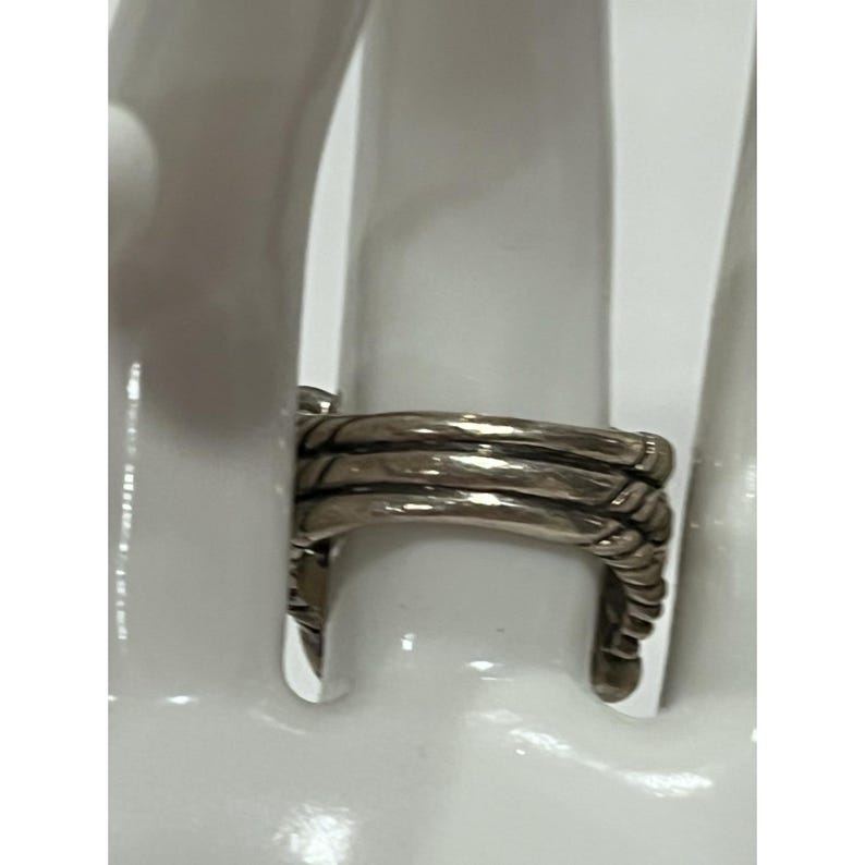 Brighton Constella Cluster Ring Silver Tone Blue Stones Celestial Inspired 8.5 image 6