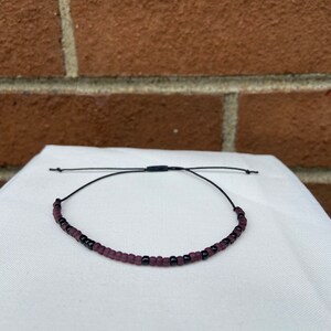Little Miss Scare All Morse Code Bracelet l goth girlfriend l ldr gift l layering