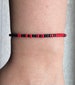 My Chemical Romance Morse Code Beaded Slide Bracelet, MCR 