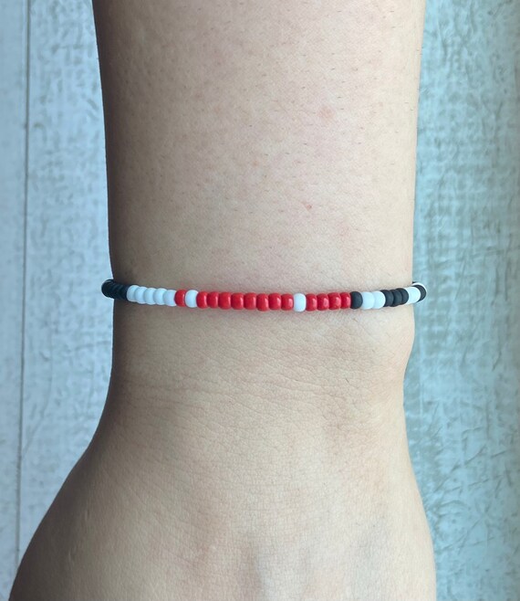 Red Hot Chili Peppers Morse Code Bracelet L Anthony Kiedis Tribute