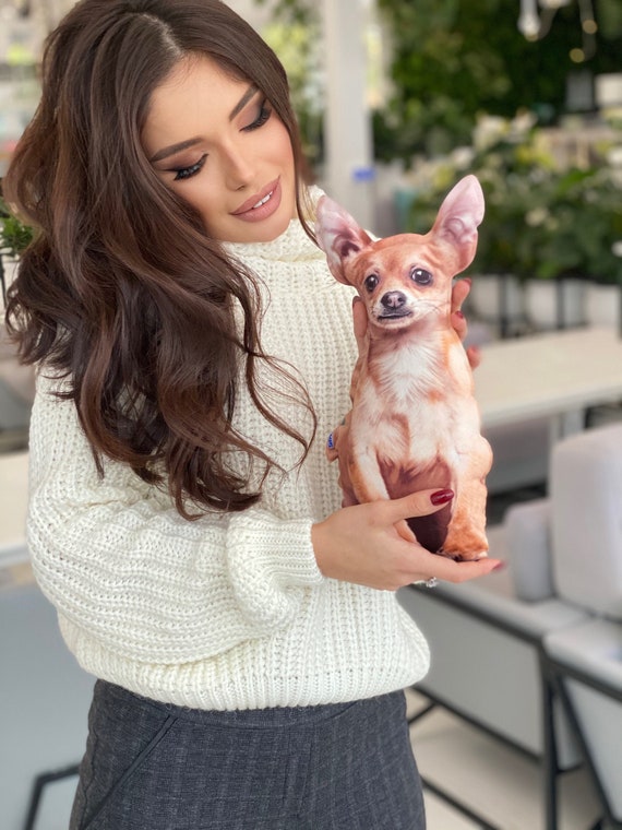 lifelike stuffed chihuahua