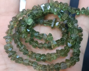 Perle En Apatite Olive Facettée - Format Nugget 15-20mm - Référence 7427039728744 - Neuf