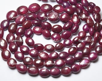 AAA++ 4-10mm Faceted Natural Red Ruby Gemstone Round Loose Beads 15'' 
