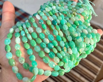 Amazon.com: Blue Peruvian Opal Gemstone Plain Roundels Beads