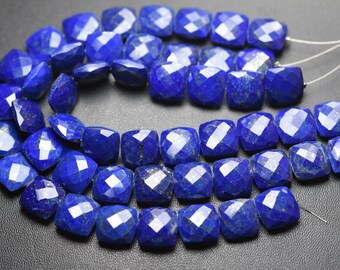 Pillow 14 LARGE NATURAL BLUE Lapis Lazuli Flat Rectangle Beads 18x25mm K2925A 