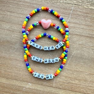 Inside Out-armbandsset, Bing Bong, armband med fröpärlor