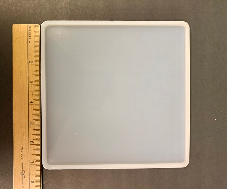 Square Silicone Resin Mold Large Medium or Small Etsy