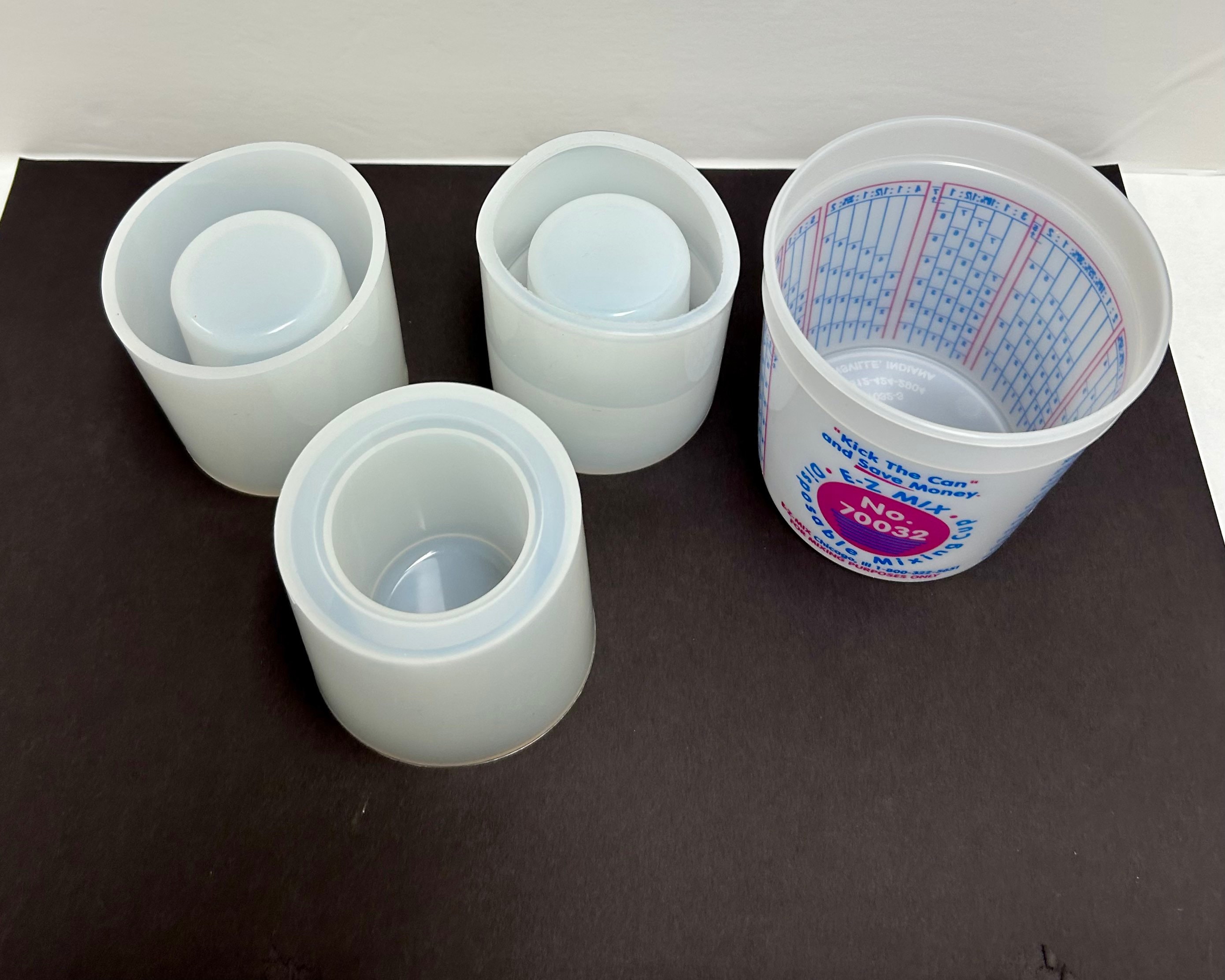 NSI 100 Epoxy Resin Mixing Cups 30ml (1 Oz) Graduated Plastic by NetSellsIt