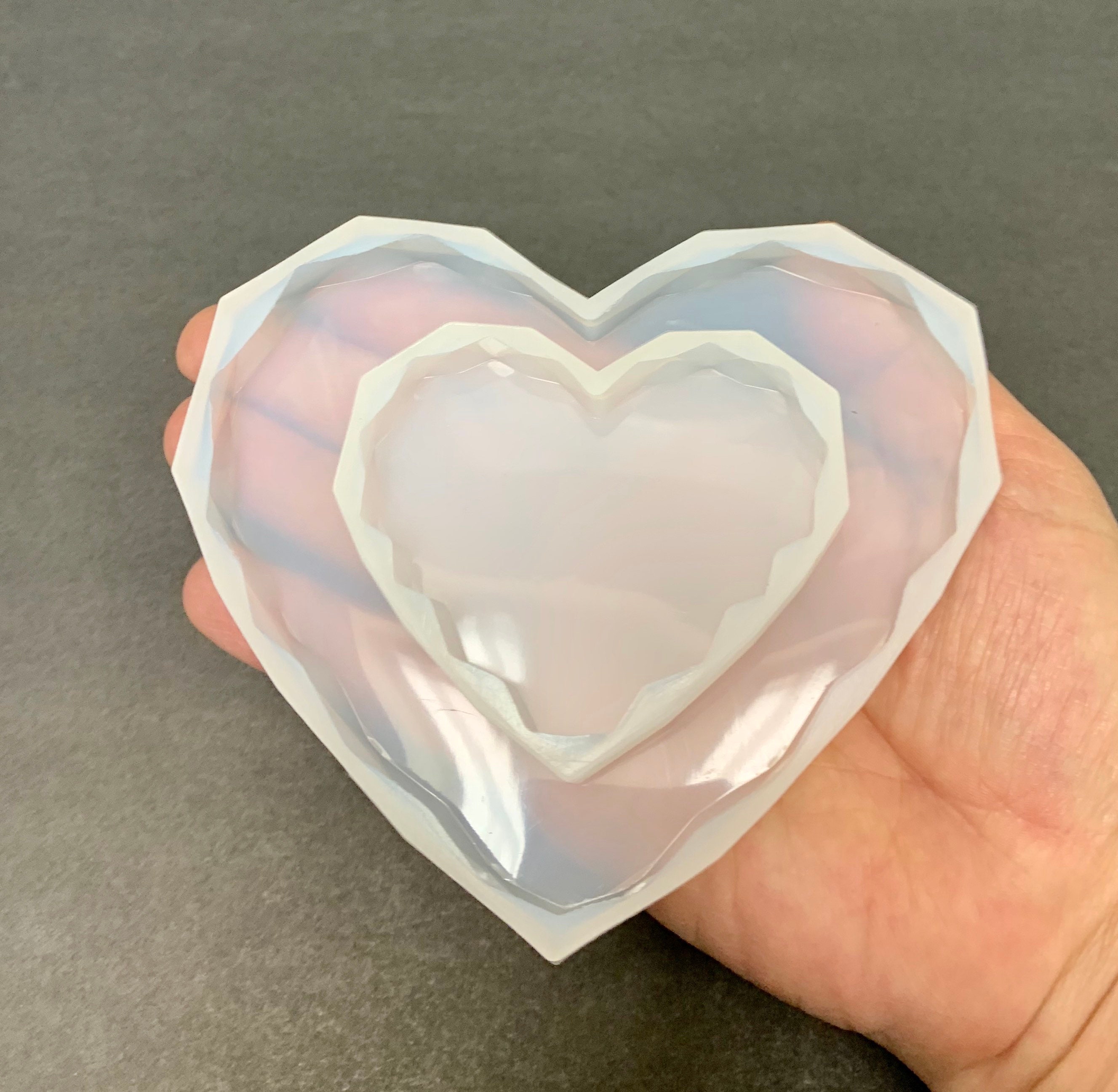 Resin Molds Silicone Molds for Resin Large Square Heart 
