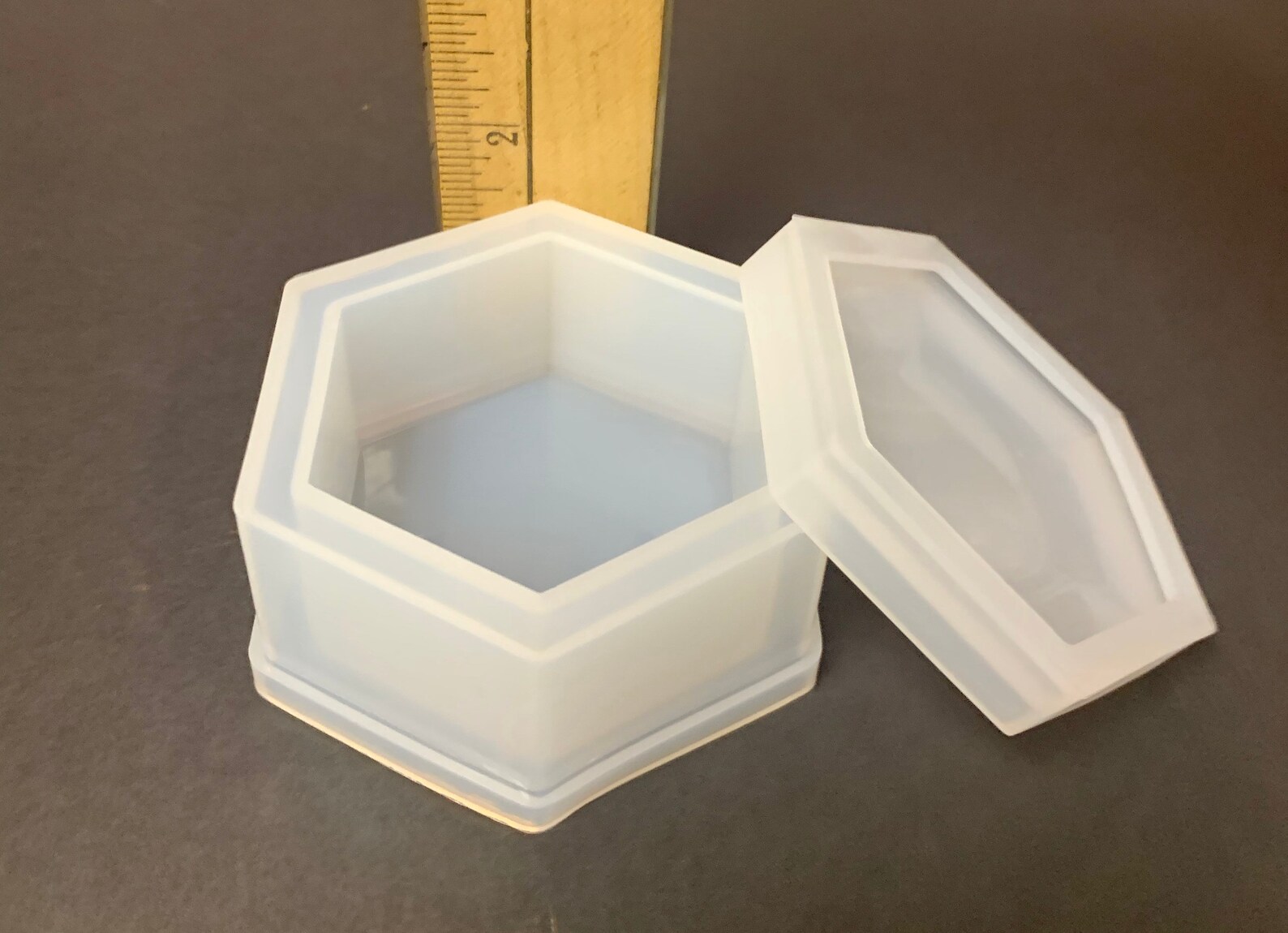 Silicone Resin Mold Trinket Box With Lid Etsy