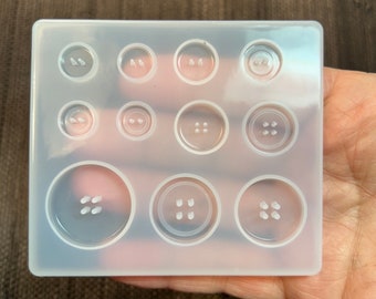 Silicone Button Mold For Resin