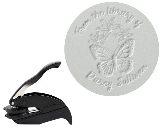 TOP SELLING Personalized Embosser for Books Embosser Ex Libris