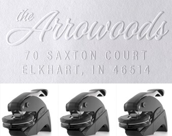 TOP SELLING Address Embosser Custom Embosser Seal Gift Embosser Envelope Address Embosser Rectangle Embosser Seal 2" x 1"