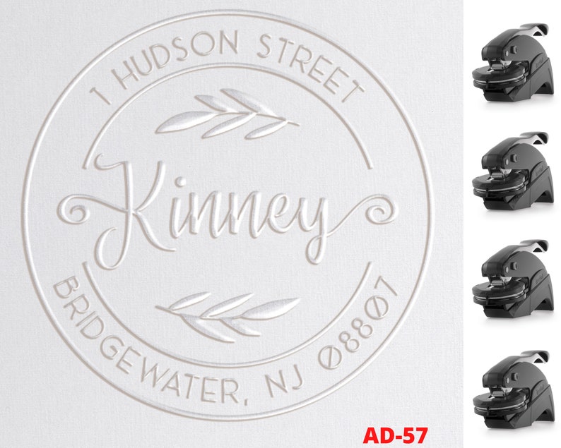 Custom Embosser, Custom Address Embosser, Address Embosser, Embosser Stamp, Embosser Seal, Monogram Embosser, Wedding Embosser 