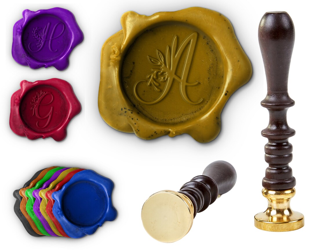 Alphabet Letter Wax Seal Stamp Custom 1 Wax Seal Stamp Etsy