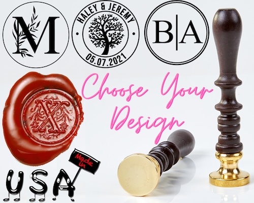 Custom Wax Stamp and Seal Kit