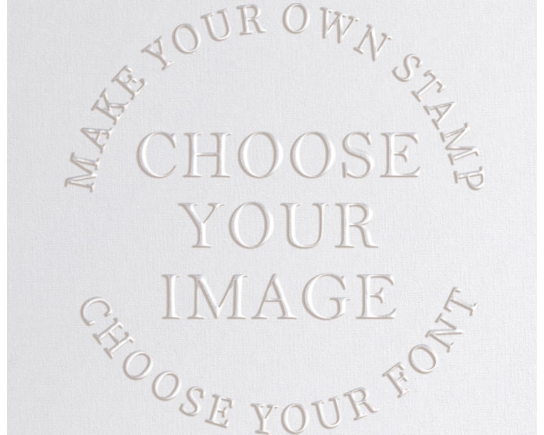 EMBOSSER STAMP Custom Logo Stamp or Embosser From Your Etsy