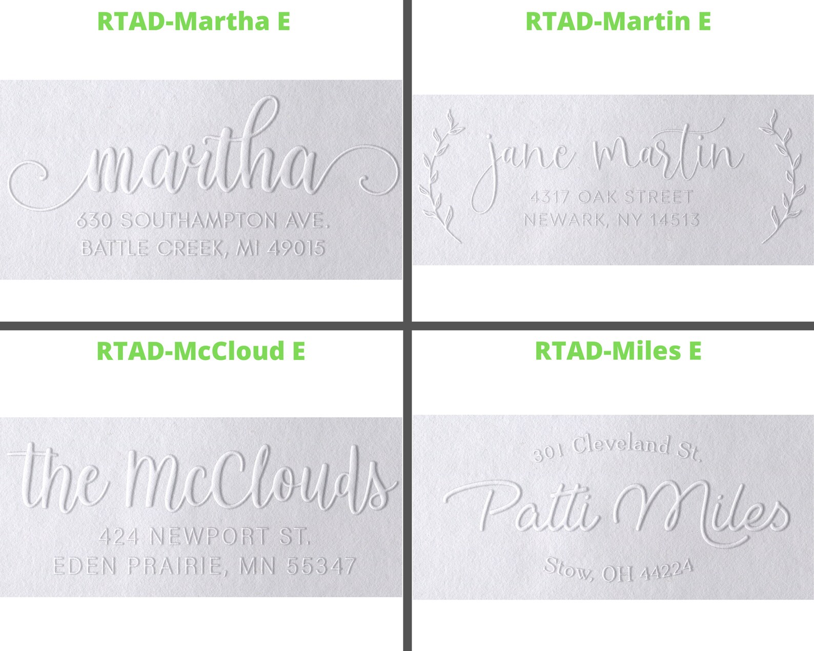 Address Embosser Custom Embosser Seal Gift Embosser Envelope Etsy