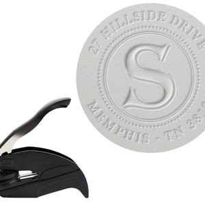 Embosser, Custom Embosser, Address Embosser, Personalized Embosser, Family Name Embosser, Return Address Seal, Embossing Seal, Name Embosser