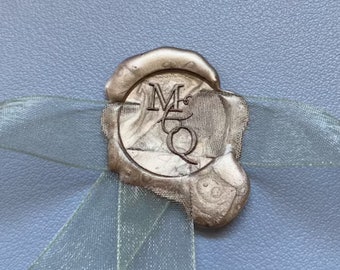 Custom Wax Stamp - Custom 1" Wax Seal - Personalized Wax Stamp - Wax Label - Wax Stickers Your Design