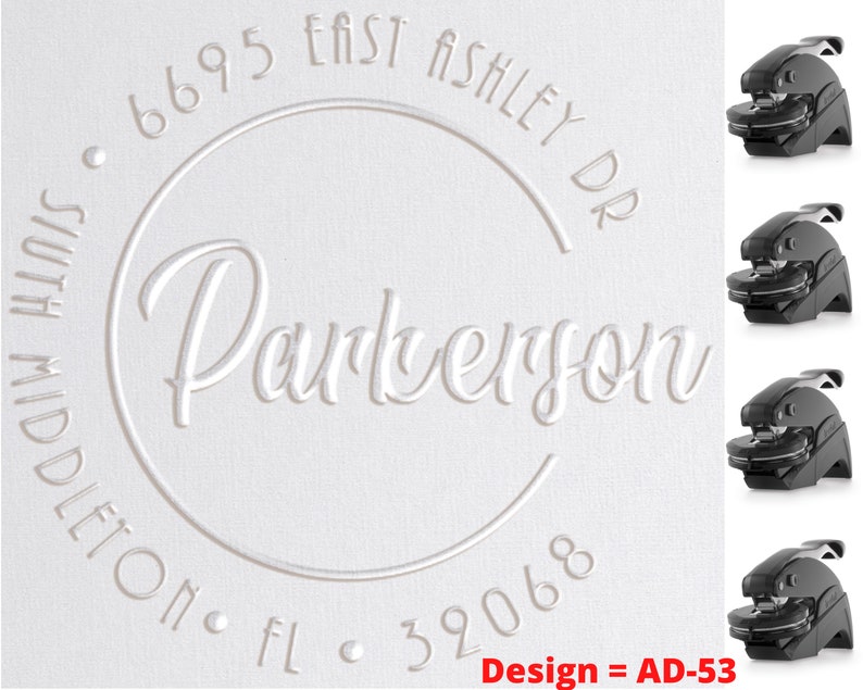 EMBOSSER STAMP Custom Logo Stamp or Embosser from your Etsy