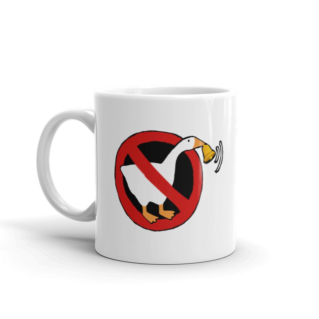 Untitled Goose Game No Goose Sign Mug Etsy