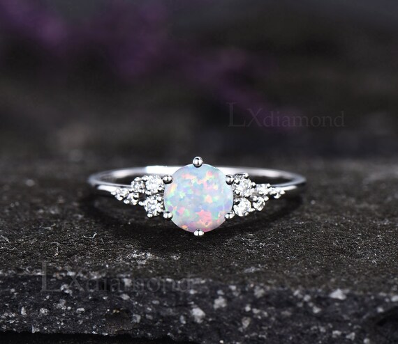Moissanite 2024 snowdrift ring