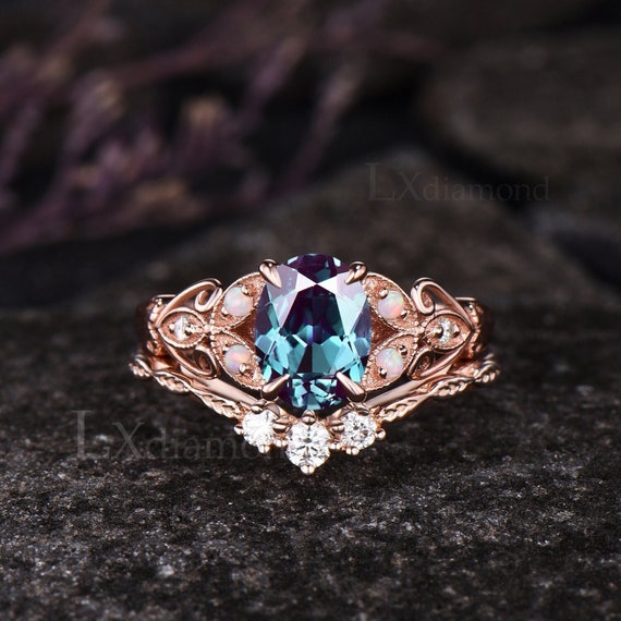 June and 2024 october birthstone rings