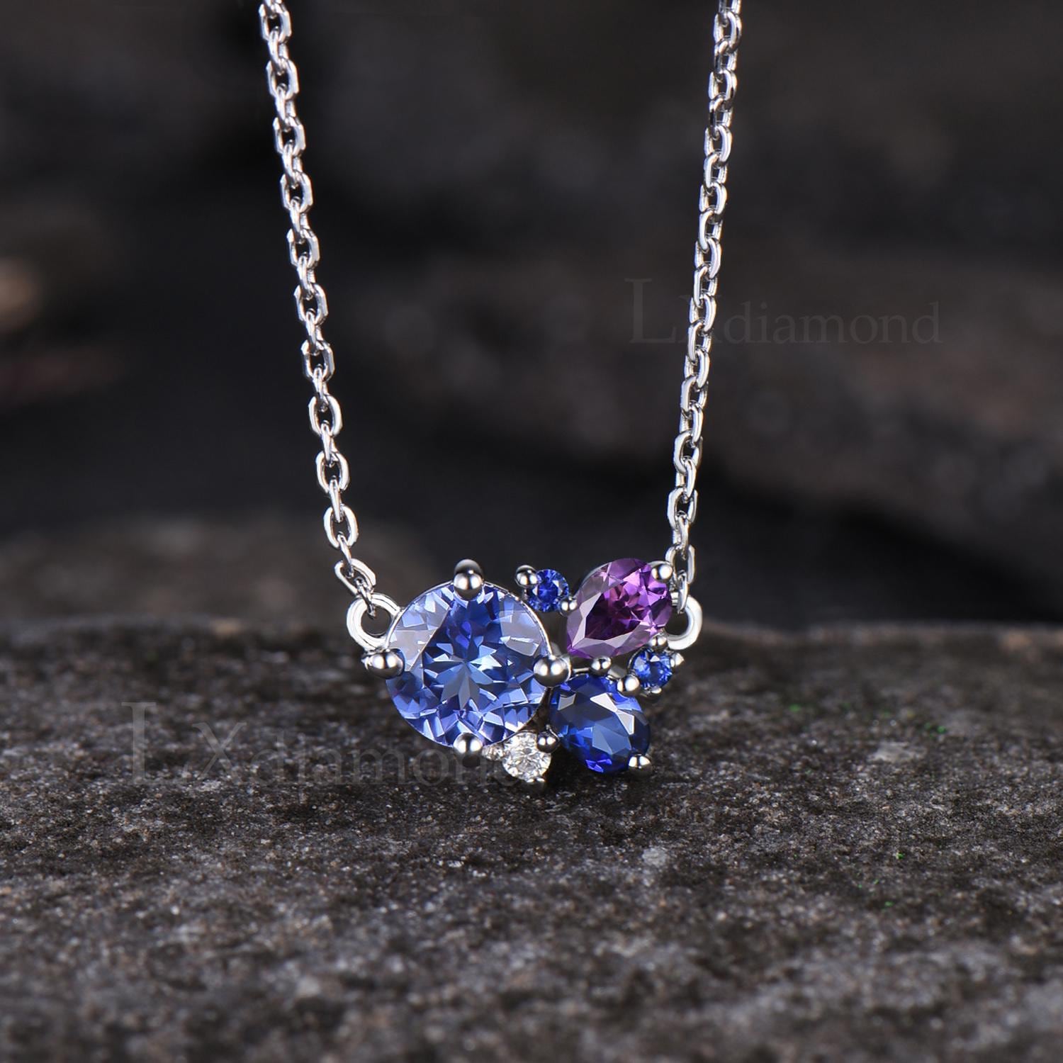 sapphire amethyst and tanzanite Sapphire, Amethyst, and Tanzanite
