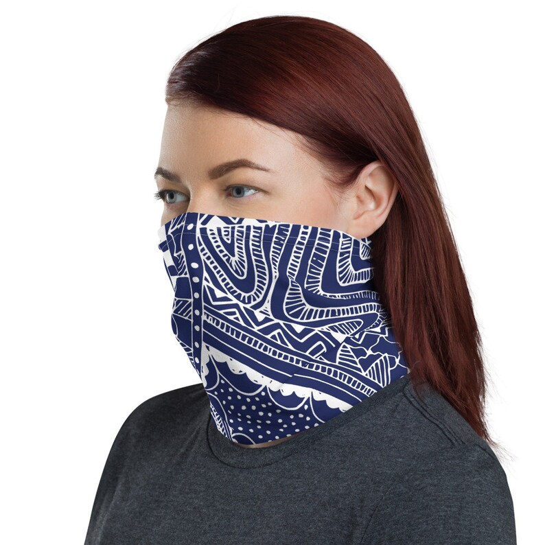 Face Mask Alternative Face Covering Tube Scarf Headband Etsy