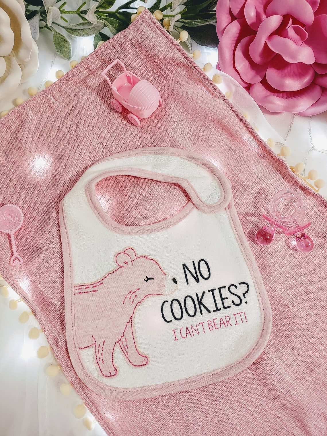 Paniercadeau de bébé nouveauné avec lours en peluche de Etsy