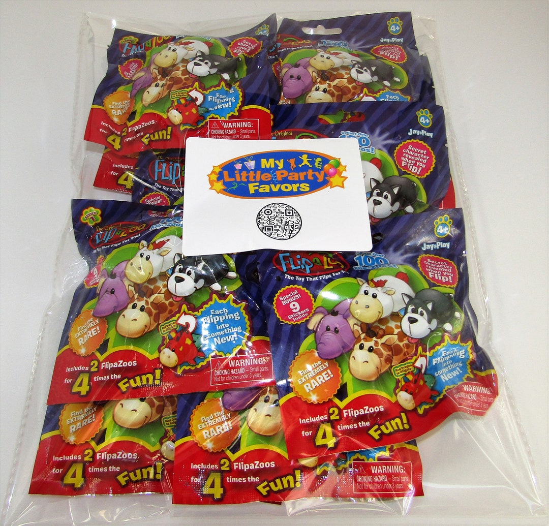 Flipazoo Series 1 Mini Figures Bundle of 10 Blind Bags Flip to See Both ...