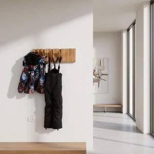 Wall Mounted Organizer. Mini Oak