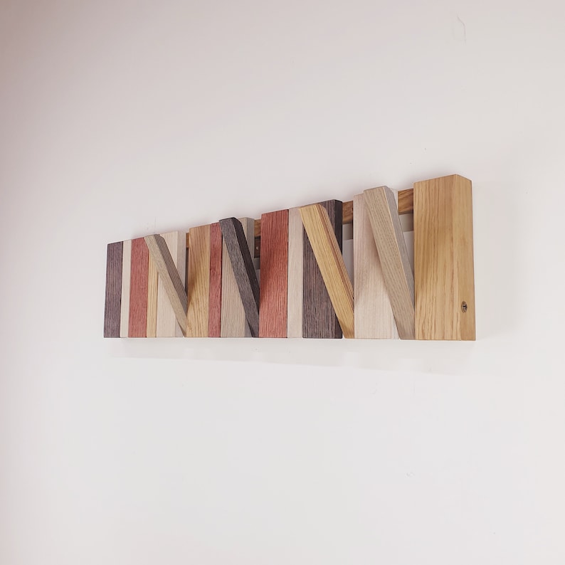 Wallmounted Organizer. Coat Rack. Multicoloured. light Etsy