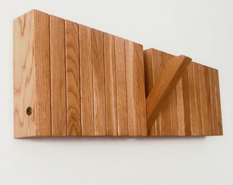 Wall Mounted Organizer. Mini Oak