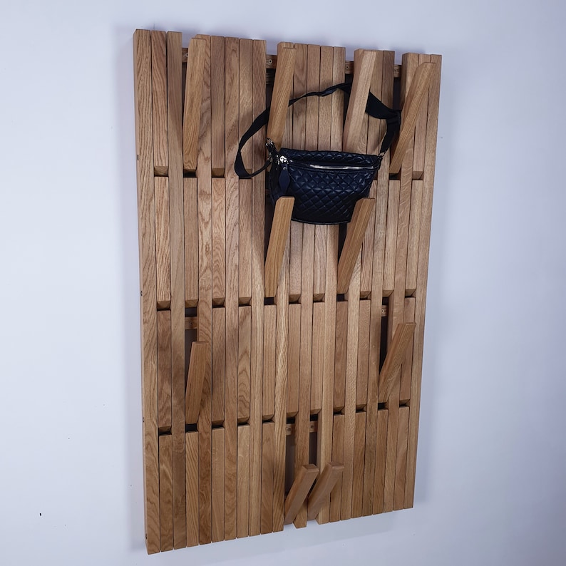 Wall Mount Organizer. Oak image 3