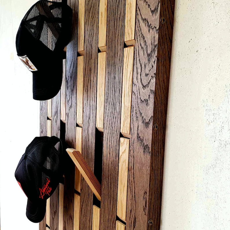 Wallmounted Organizer. Plywood Oak Etsy