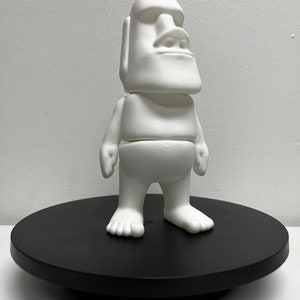 Tiny Moai sculptures