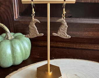 Sorting Hat Clay Earrings