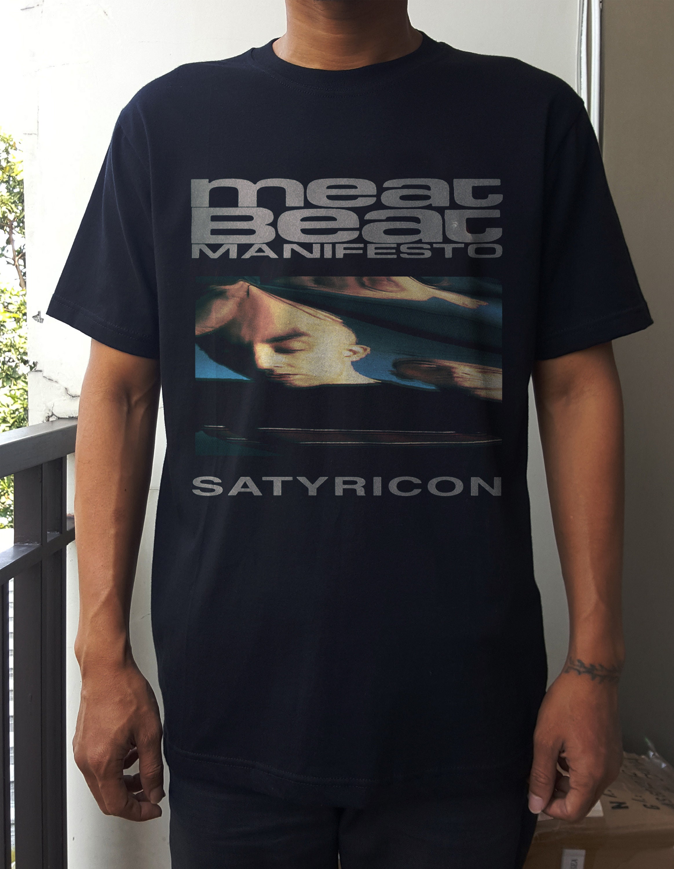 Meat Beat Manifesto Tshirt Satyricon Etsy