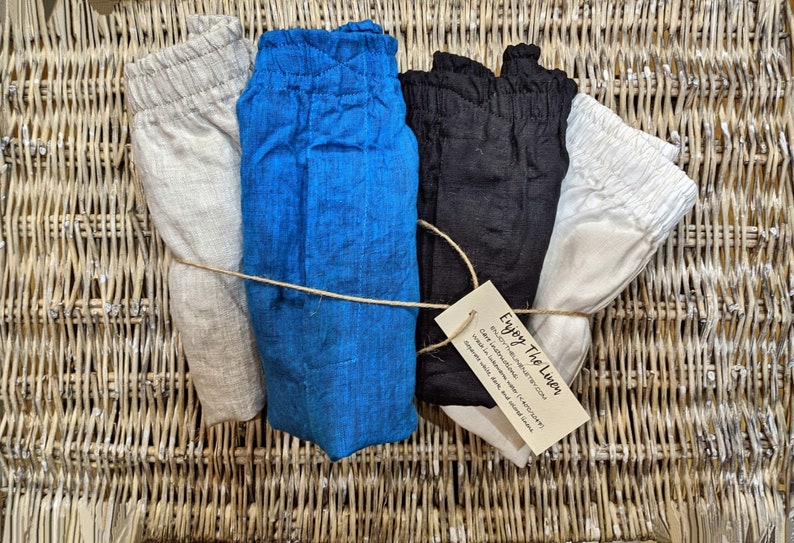Set of 4 pcs men linen boxers / linen underwear / pure linen / Etsy