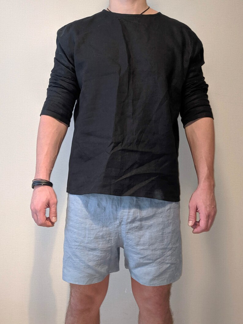 Men linen underwear/ Boxer for men/ Sleep shorts/ Honeymoon Etsy