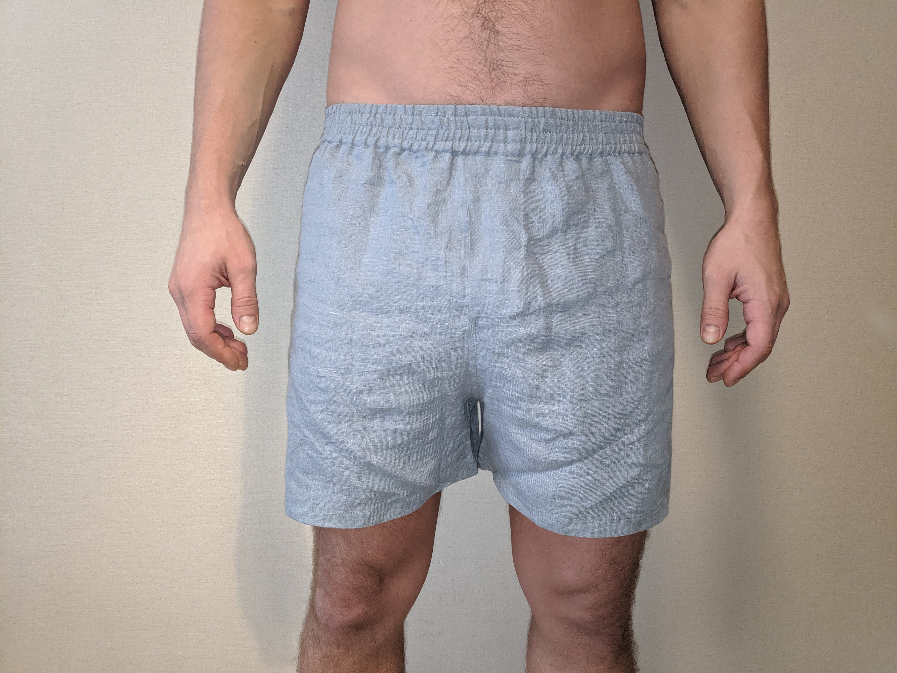Men linen underwear / Boxer for men / Sleep shorts / Honeymoon Etsy