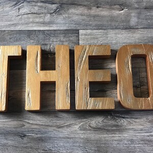 Rustic Name Letters, Scratched Letters, Large Letters, Baby Name ...