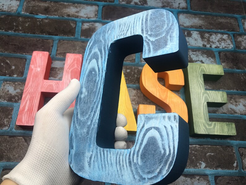 Wood Letters Wooden Signs Name Baby Wall letters Etsy