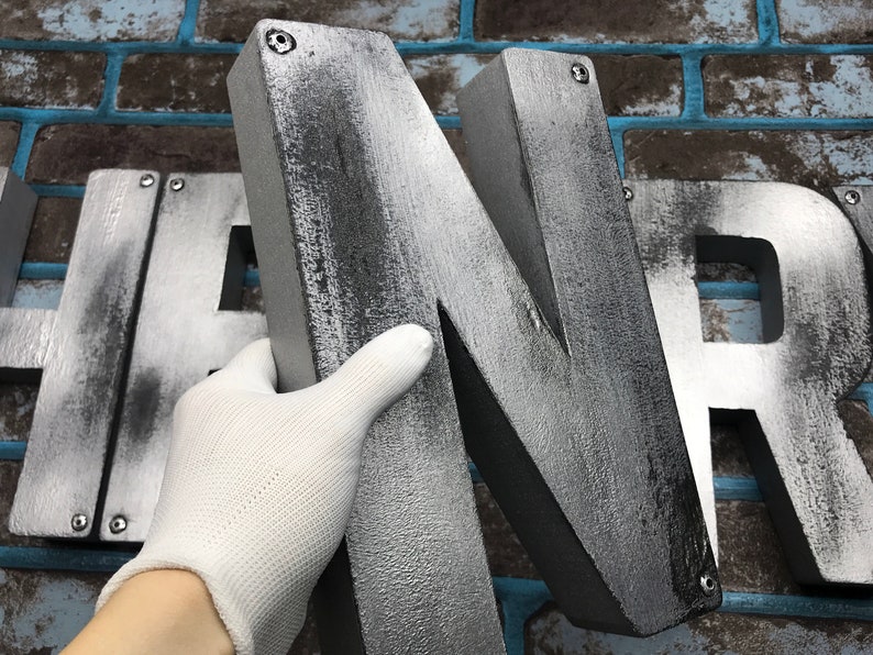 Metal Letters Metal Sign Wall Letters Large Metal Rustic Etsy Australia