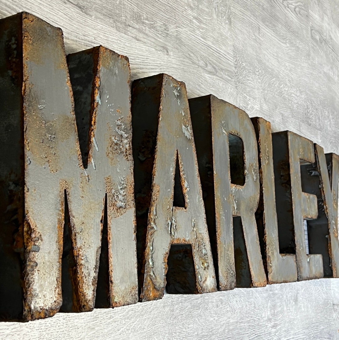 Wall Name Letters, Wall Letters for Nursery, Distressed Wall Letters